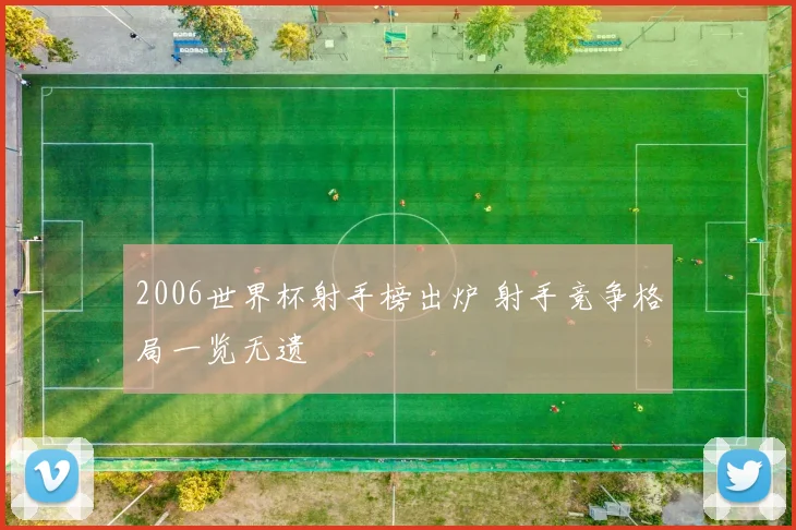2006世界杯射手榜出炉 射手竞争格局一览无遗